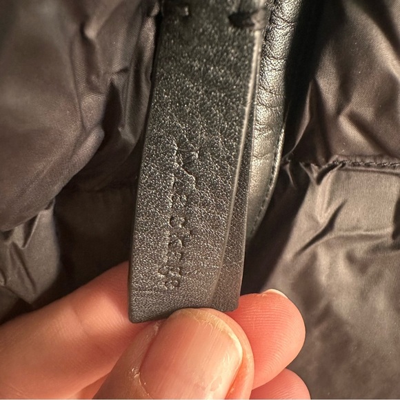 Mackage Black down jacket zip off sleeves convert to vest  medium coat - Picture 4 of 12